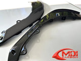 100% Carbon Fiber Water Radiator Frame Covers Aprilia RSV4/TUONO V4 2021-2024