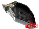 100% Carbon fiber Exhaust Heat Shield Cover Kawasaki NINJA Z H2 SX 2022 - 2024