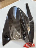 Carbon Fiber Rear Hugger for Triumph Street Triple 765 R, S 2017-2026