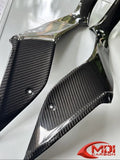 100% Carbon Fiber 2018-2025 Ninja H2 SX/SE+ Gas Tank Lower Side Fairing Kawasaki