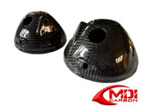 2020-2022 Triumph Rocket III Headlight Cowls 100% Carbon Fiber Housing Surround