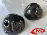 2020-2022 Triumph Rocket III Headlight Cowls 100% Carbon Fiber Housing Surround