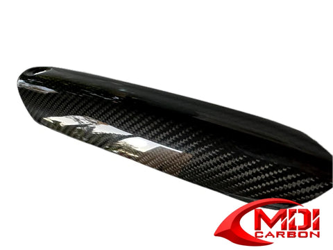 2021 Triumph Trident 660 Heat Shield Guard- 100% Carbon Fiber Cover