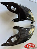 Carbon Fiber Rear Seat Panels Covers Fairing for Triumph Street Triple 2018-2023
