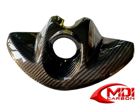 2021 Triumph Trident 660 Ignition Key Guard barrel shroud - 100% Carbon Fiber