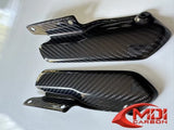 100% Carbon Fiber Fork Protection Guards Covers Triumph Speed Twin 2022-2023