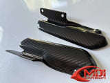 100% Carbon Fiber Fork Protection Guards Covers Triumph Speed Twin 2022-2023