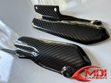 100% Carbon Fiber Fork Protection Guards Covers Triumph Speed Twin 2022-2023