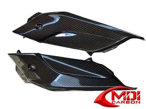 2016-2021 Suzuki GSX-S750, GSX-S750Z Seat Side Panels - 100% Carbon Fiber