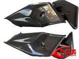 2016-2021 Suzuki GSX-S750, GSX-S750Z Seat Side Panels - 100% Carbon Fiber