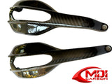 Ducati Hypermotard 796 1100 100% Carbon Fiber Hand Guard Handlebar Cover Handle