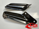 APRILIA RSVR 2004-2009 CARBON FIBER REAR EXHAUST HANGERS_
