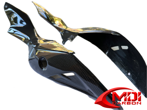 Aprilia Carbon Fiber RSVR 2004 2006 Fuel tank side panels left right