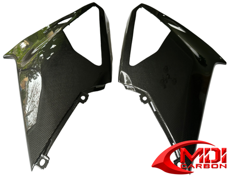 Aprilia Carbon Fiber RSVR Side Fairing Set Panels 2004 2005 2006 2007 2008 2009