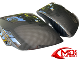 Aprilia Carbon Fiber RSV Mille 1998 2003 Front Fairing Air Scoops_3