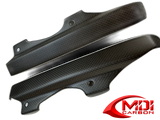 Aprilia Carbon Fiber RSV Tuono 2003 2005 Radiator Ends Guard Shields Covers