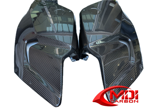 BMW Carbon Fiber K1300S Mid Side Panels Faring Set