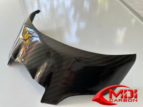 Ducati 696 796 1100 Carbon Fiber Upper Front Nose Headlight Cover Fairing Cowl