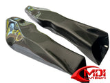 Ducati Carbon Fiber Air Runners without provisions 4 Air Intakes 748 916 996 998_4 Racing Version