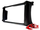 Ducati Monster 696 796 1100 100% Carbon Fiber Radiator Cover Fairing Guard Panel 2008-2009_1