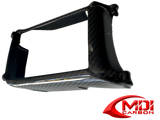 Ducati Monster 696 796 1100 100% Carbon Fiber Radiator Cover Fairing Guard Panel 2008-2009_2