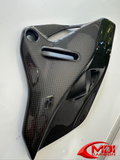 Ducati Monster 821 1200 S R Coolant Tank Cover Right Engine Shroud Carbon Fiber_2