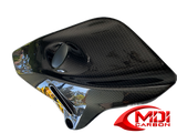 Ducati Monster 821 1200 S R Coolant Tank Cover Right Engine Shroud Carbon Fiber_3