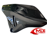 Ducati Monster 821 1200 S R Coolant Tank Cover Right Engine Shroud Carbon Fiber