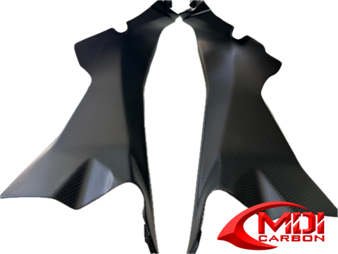 Ducati Panigale 1199 100% Full Carbon Fibre Air Intake Duct Covers Panels_1