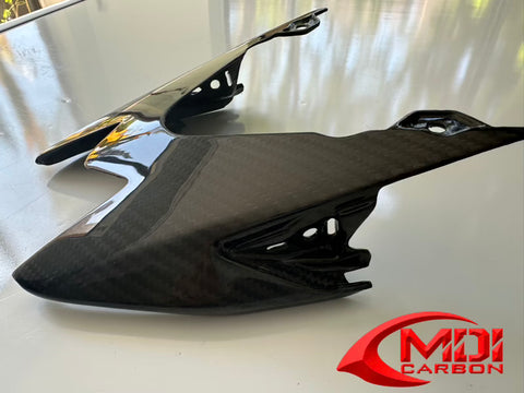FULL 100% (not plastic ABS) Carbon Fiber Rear Seat Light Cover Panel lower Tail BMW S1000RR 2015- 2017/S1000R 2014-2017_1