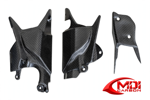 Honda VFR800 V-TEC 02 09 Lateral Panels 3pcs Carbon Fiber carbon fiber