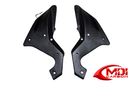 Honda VFR1200F 10 11 Frame Side Panels Carbon Fiber carbon fiber