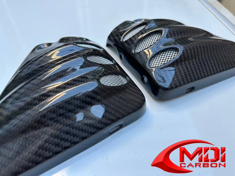 Harley Davidson Carbon Fiber V Rod Side Covers Vented Fits V Rod models VRSCA, VRSCB, VRSCD and VRSCR_$