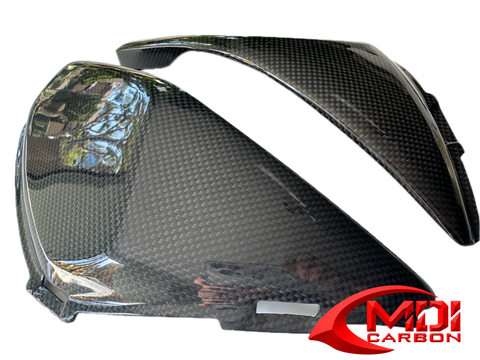Honda Carbon Fiber CBR 1000RR Side Gas Tank Cover Panels Fits 2008 2011
