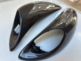 Suzuki Carbon Fiber Hayabusa GSX 1300R Rear Tail Inserts 2008 2020