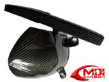KTM Carbon Fiber Rear Fender Hugger with Chain Guard 990 Supermoto 2008 2010, 950 Supermoto 2005, 2008 990, SMT 990, SMR 2009 2010