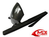 KTM Carbon Fiber Rear Fender Hugger with Chain Guard 990 Supermoto 2008 2010, 950 Supermoto 2005, 2008 990, SMT 990, SMR 2009 2010
