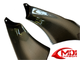 Aprilia Carbon Fiber RSVR Dash Panels Side Fairing Top Covers Left and Right 2004 2005 2006 2007 2008 2009