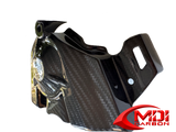 2018-2025 Ninja H2 SX / SE+ Carbon Fiber Sprocket Chain Case Cover Fairing Cowl