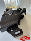 2018-2025 Ninja H2 SX / SE+ Carbon Fiber Sprocket Chain Case Cover Fairing Cowl