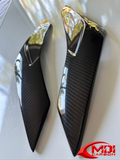 Triumph Carbon Fiber Daytona 675/R 2013 2017 Under Tank Covers Gas Side Trims