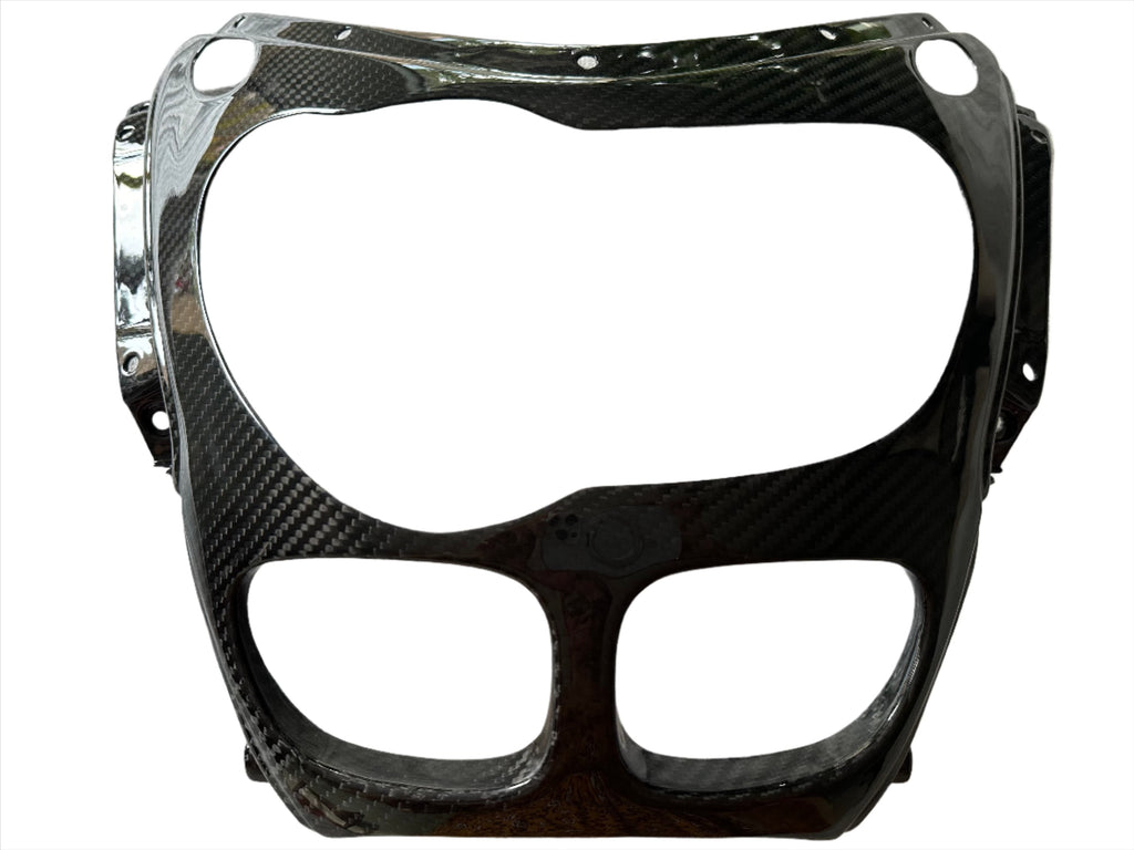  R1100S カーボン フロントフェアリング・ホワイトウインカー Carbon Fiber BMW R1100S Boxer Cup Upper Front Fairing - MDI