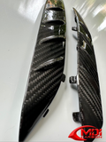 REAL Carbon Fiber Front Side Fender Mud Hugger Inserts Kawasaki ZX-14R 2006-2020