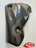 Ducati Carbon Fiber Exhaust Collector Guard for models 848 1098 1198