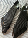 MV Agusta Carbon Fiber Tank Side Covers 1999 2009 F4, F4 100 CC, 750, 750 S, 750 Senna, 1000 S, 1000 R, 1000 Senna, 1000 R312, 1078 RR 312, Tamburini