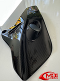 Ducati Monster 821 1200 S R Coolant Tank Cover Right Engine Shroud Carbon Fiber