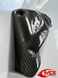 Ducati Carbon Fiber Exhaust Collector Guard for models 848 1098 1198