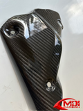 Ducati Carbon Fiber Exhaust Collector Guard for models 848 1098 1198