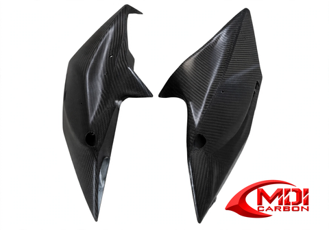 Kawasaki Z800 2013 Front Fairing Middle Parts Carbon Fiber carbon fiber