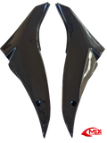 Kawasaki Carbon Fiber ZX10R Tank Side Panels Covers Fits 2008 2010